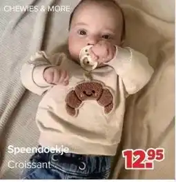 Baby-Dump Speendoekje Croissant aanbieding