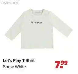 Baby-Dump Let's Play T-Shirt aanbieding