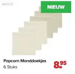 Baby-Dump Popcorn Monddoekjes aanbieding