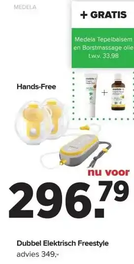 Baby-Dump Dubbel Elektrisch Freestyle aanbieding