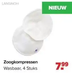 Baby-Dump Zoogkompressen aanbieding