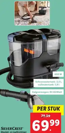 Lidl SILVERCREST® Meubel- en tapijtreiniger aanbieding