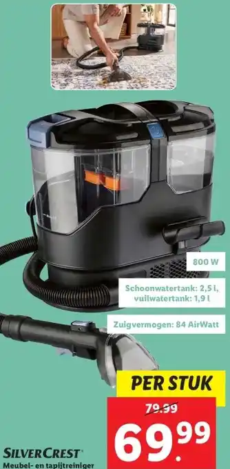 Lidl SILVERCREST® Meubel- en tapijtreiniger aanbieding