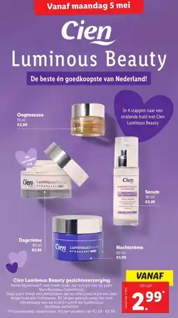 Lidl Cien Luminous Beauty aanbieding