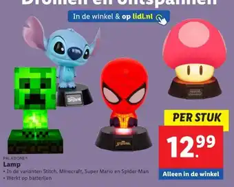 Lidl PALADONE® Lamp aanbieding