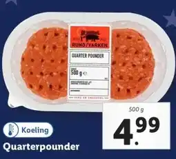 Lidl Koeling Quarterpounder aanbieding
