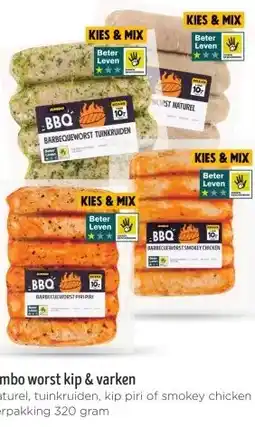 Jumbo Jumbo worst kip & varken aanbieding