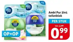 Hoogvliet Ambi Pur 5in1 toiletblok aanbieding