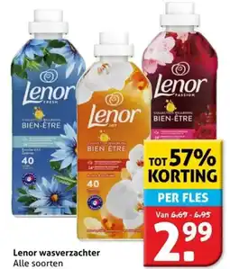 Hoogvliet Lenor wasverzachter aanbieding