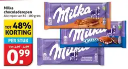 Hoogvliet Milka chocoladerepen aanbieding