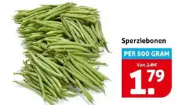 Hoogvliet Sperziebonen aanbieding