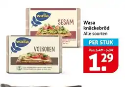 Hoogvliet Wasa knäckebröd aanbieding