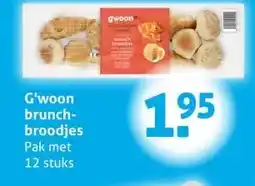 Hoogvliet G'woon brunch- broodjes aanbieding