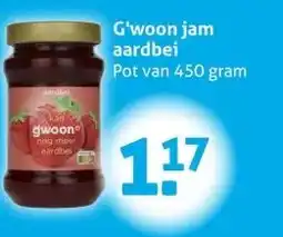 Hoogvliet G'woon jam aardbei aanbieding