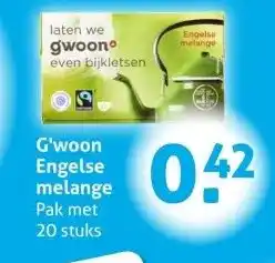 Hoogvliet G'woon Engelse melange aanbieding