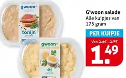 Hoogvliet G'woon salade aanbieding