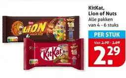 Hoogvliet KitKat, Lion of Nuts aanbieding