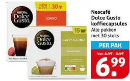 Hoogvliet Nescafé Dolce Gusto koffiecapsules aanbieding