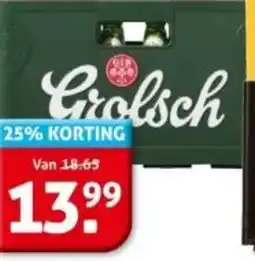 Hoogvliet Grolsch aanbieding