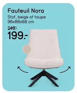 Leen Bakker Fauteuil Nora aanbieding
