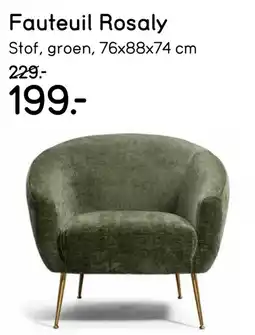 Leen Bakker Fauteuil Rosaly aanbieding