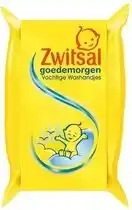 Bol.com Zwitsal Goedemorgen Vochtige Washandjes - Baby - 4 x 20 Stuks Voordeelverpakking aanbieding