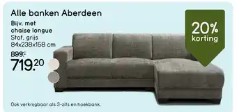 Leen Bakker Alle banken Aberdeen aanbieding