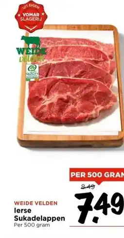 Vomar Voordeelmarkt WEIDE VELDEN lerse Sukadelappen aanbieding