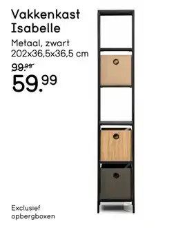 Leen Bakker Vakkenkast Isabelle aanbieding