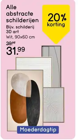Leen Bakker Alle abstracte schilderijen aanbieding