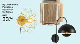 Leen Bakker Wandlamp pamplona aanbieding