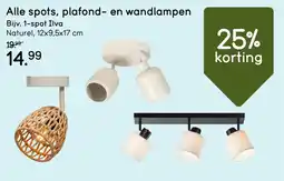 Leen Bakker Alle spots, plafond en wandlampen aanbieding