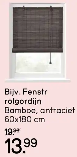 Leen Bakker Fenstr rolgordijn aanbieding