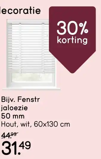 Leen Bakker Fenstr jaloezie aanbieding