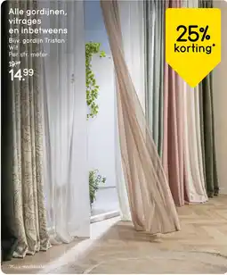 Leen Bakker Alle gordijnen, vitrages en inbetweens aanbieding