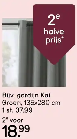 Leen Bakker Gordijn Kai aanbieding
