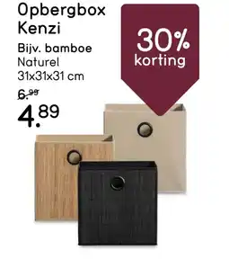 Leen Bakker Opbergbox Kenzi aanbieding