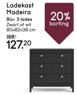 Leen Bakker Ladekast Madeira aanbieding