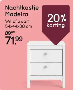 Leen Bakker Nachtkastje Madeira aanbieding
