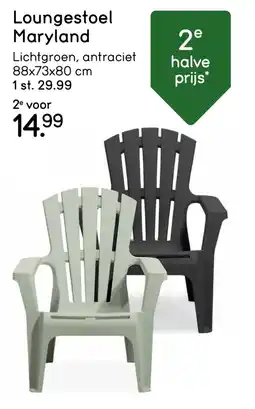 Leen Bakker Loungestoel Maryland aanbieding