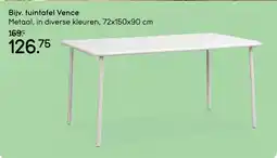 Leen Bakker Tuintafel vence aanbieding