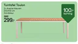 Leen Bakker Tuintafel Toulon aanbieding