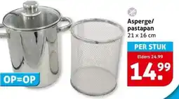 Hoogvliet Asperge/ pastapan aanbieding