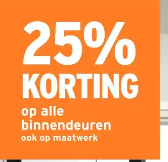 GAMMA op alle binnendeuren aanbieding