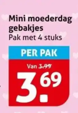 Hoogvliet Mini moederdag gebakjes aanbieding