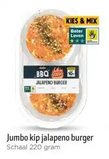 Jumbo Jumbo kip jalapeno burger aanbieding