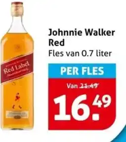 Hoogvliet Johnnie Walker Red aanbieding