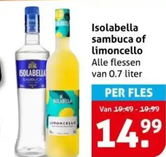 Hoogvliet Isolabella sambuca of limoncello aanbieding