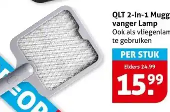 Hoogvliet QLT 2 In 1 Muggen- vanger Lamp aanbieding