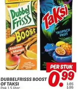 Dekamarkt DUBBELFRISSS BOOST OF TAKSI aanbieding